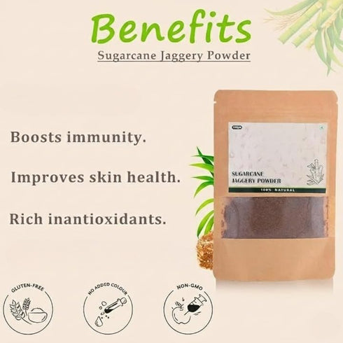 Generic -250g Jaggery Powder,Sugarcane Jaggery, No Chemicals, No Preservatives, No Artificial Colours, Traditionally