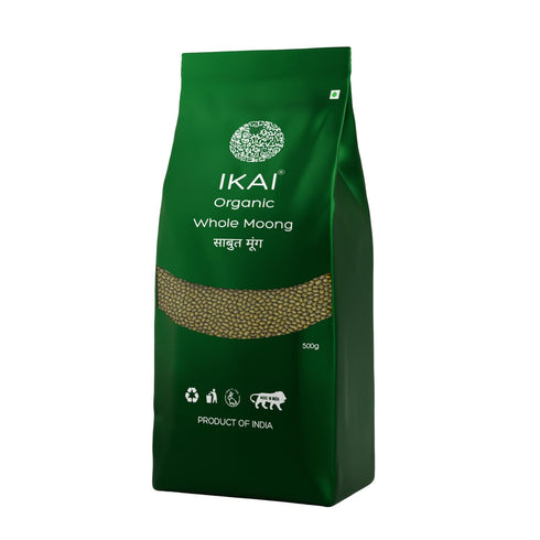 Organic Unpolished Whole Moong - Premium Quality Legumes