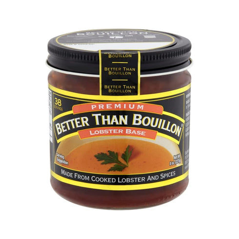 9.5 38 8 (Pack 6) Better Than Bouillon Premium Lobster Base, Made from Select Cooked Lobster & Spices, Makes Quarts