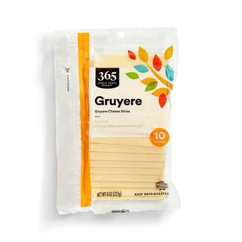 365 by Whole Foods Market Gruyere Sliced Cheese, 8 OZ