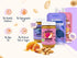 9 Pack 4oz BUDDY BUDDER Dog Peanut Butter, Mixed Flavors, Pouches Dog Peanut Butter, Made in USA