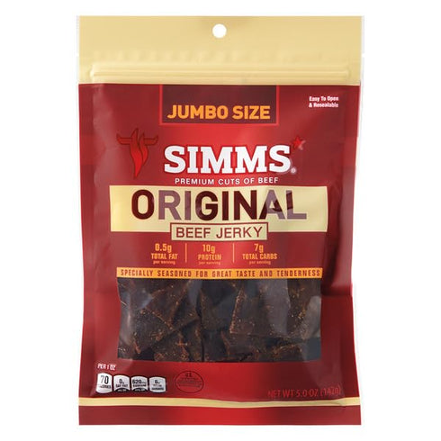 Generic 5imm's Original Beef Jerky - 5 oz (142g), (Pack of 2, 10