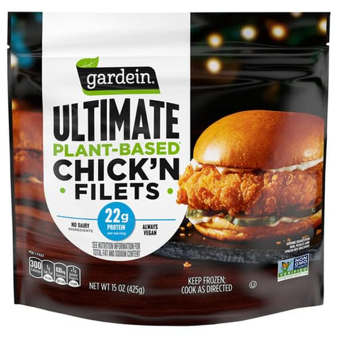 Gardein Ultimate Plant-Based Chick'n Filets, Vegan, Frozen, 15 oz.