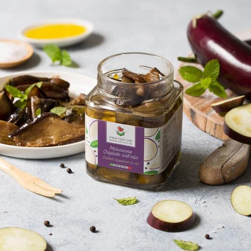 10.6 oz (300g) EMILIA FOOD LOVE | Grilled Eggplant in oil