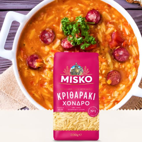 Misko 500g (5 Pack) Orzo Greek Pasta Noodles Risoni Large