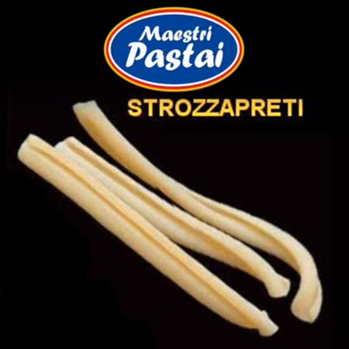 Strozzapreti (Pack 3), 42" 17.66 oz (1.1 lbs) Maestri Pastai, Gourmet "Priest-Choker" Italian Pasta of Special "Series