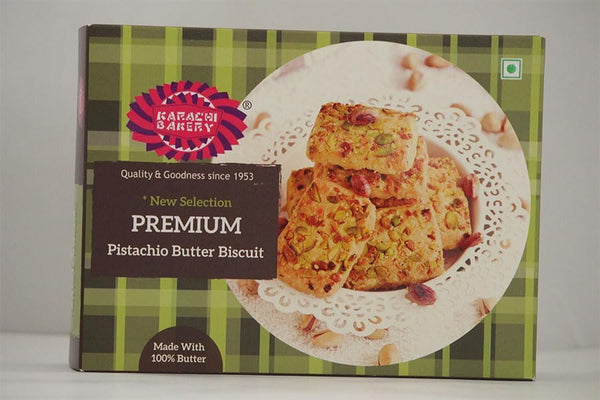 Mahavirx Karachi Bakery Premium Pistachio Butter Biscuit