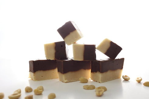 8oz. Nuts to You Smooth and Creamy Chocolate Peanut Butter Kettle Fudge | Fresh Gourmet Candy | Decadent and Delicious