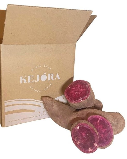 6 lbs 2nd Kejora Japanese Purple Sweet Potato -Ship Fedex day air