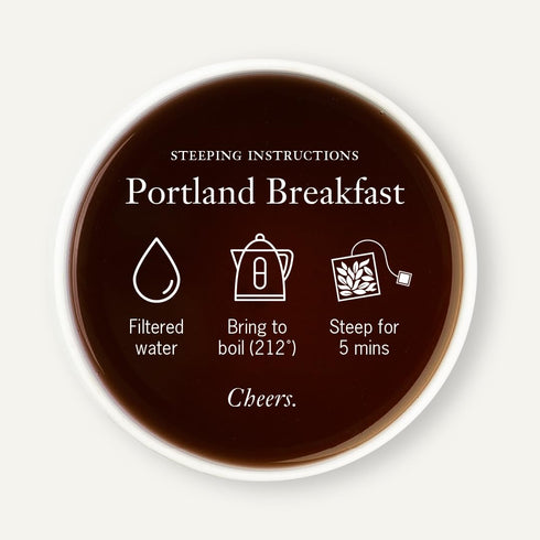 1851, 15 1.58oz Smith Teamaker Portland Breakfast No. Caffeinated, Sugar Free, Sustainably Grown, Organic Full Leaf