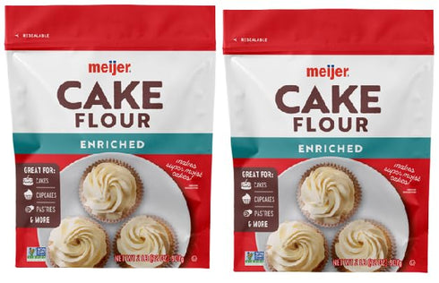 Generic Enriched Cake Flour (2 Bags, 32 oz. each)