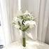 HXSCOO White Calla Lilies with Tulip Bridesmaid Bouquet Flowers Bouquet