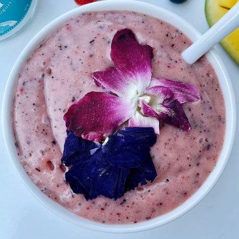 12 0.1 Oz Small Orchid Freeze-Dried Edible Flowers - Edible Dried Flowers for Cocktail Garnish, Cakes Decoration & DIY
