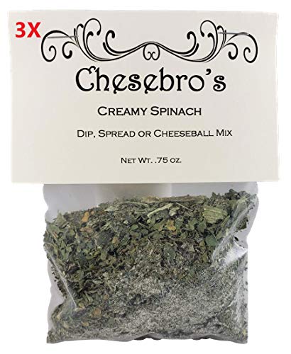 Chesebro's Handmade Confections Chesebro's Creamy Spinach Dip Mix Spice 3 Pack