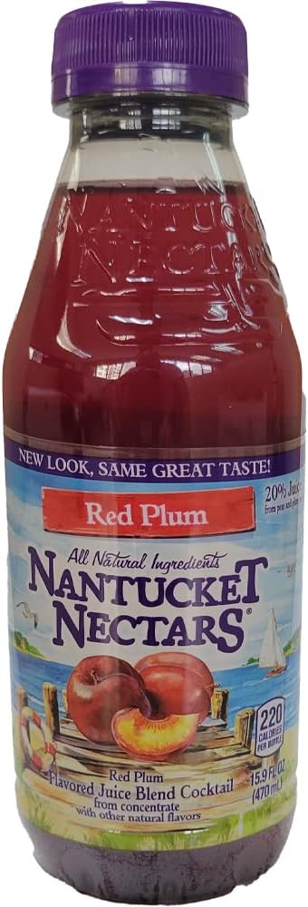 Nantucket Nectars - Red Plum - 15.9 oz (6 Plastic Bottles)