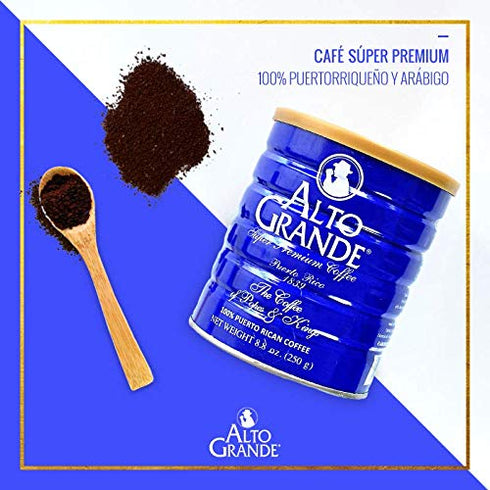 8.8 2 Alto Grande Super Premium Coffee Ground Ounces - cans