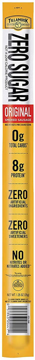 1.25 Oz Tillamook Zero Sugar Original Keto Friendly Smoked Sausage