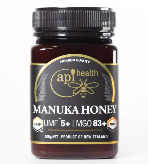 API Health Manuka Honey UMF 5+ (MGO 83+) Pure New Zealand Honey, 1.1 lb