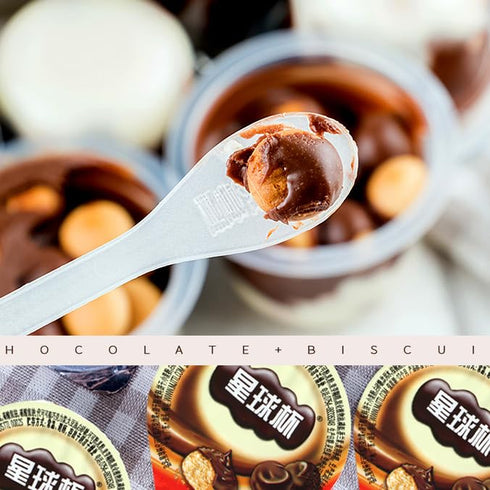 Snacksland Packs, 390 Planet Cup - Chocolate Sauce Biscuit Balls, Cocoa Spread With Breadsticks, Sweet Biscuits In Milk