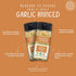 1.9 oz Pride of India Minced Garlic | Dried Minced Garlic in Reusable Shaker for Cooking, Dips, Garlic Butter, Sauces