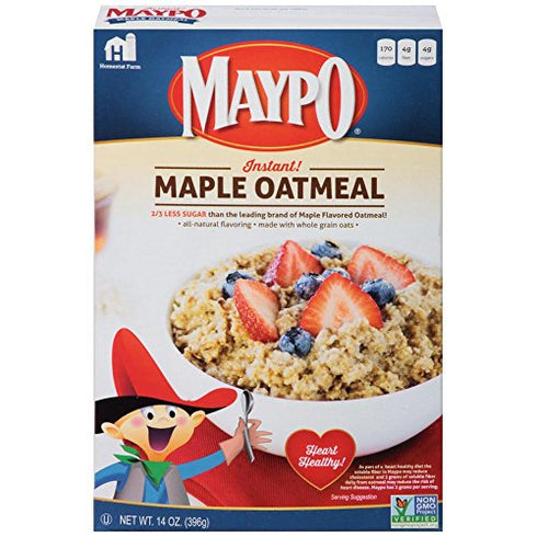 Maypo 14 oz. 2) Oatmeal, Instant Maple, (qty.