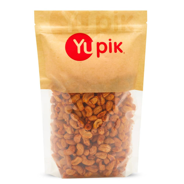 Yupik BBQ Cashews, 2.2 lb (35.2 oz), Kosher, Vegan, Roasted Salted Nuts,