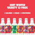 Pack 16 Oz (Pack 24) Hint Fruit-Infused Bottled Water, Seasonal Variety Bundle - Sugar Free Flavored Water with Zero