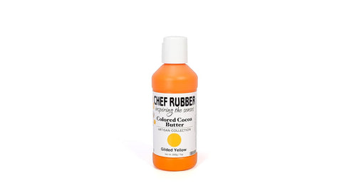 Chef Rubber Gilded Yellow Colored Cocoa Butter