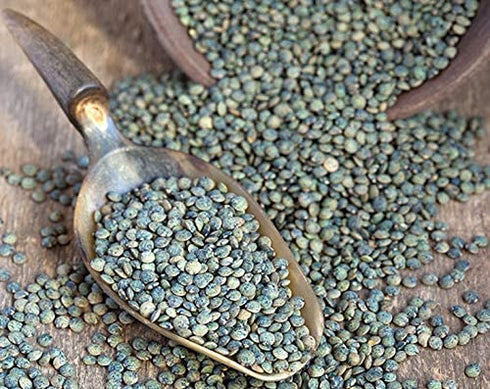 2 Food to Live Organic French Green Lentils, Pounds Non-GMO, Whole Dry Beans, Raw, Sproutable, Vegan, Kosher, Bulk.