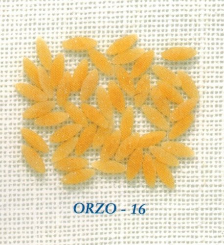 Gus Sclafani Fine Italian Imports Orzo #16 Soup Cut Pasta Case of Twenty (20) 1 .lb Pouches