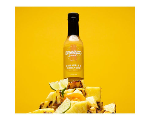 Bravado Spice Pineapple and Habanero Hot Sauce, 5 oz, Gluten Free, Vegan, Low Carb