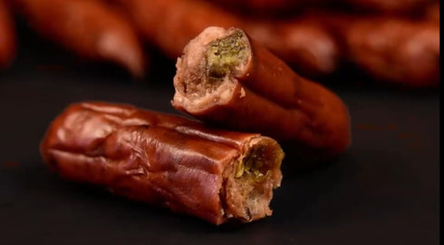 12 oz IOWA SMOKEHOUSE Snack Sticks, Spicy Jalapeno - Smokey Snack Stick - Gluten Free - Resealable Bag & Ready to Eat