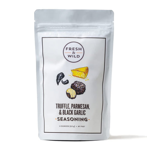 Fresh & Wild Premium Truffle Parmesan Black Garlic Seasoning, 4 oz - Gourmet Ingredients