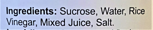 Wan Ja Shan 10oz Pack 2 Fruit Vinegar of . All Natural- Low Sodium, Fat FREE, Gluten FREE.