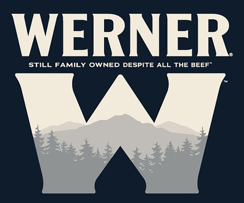 10 Count Pack Werner Beef Jerky Slab Giant Jerky Slab, Jerky Sheets Thinly Sliced Beef Jerky Bulk (Ol' Fashioned)