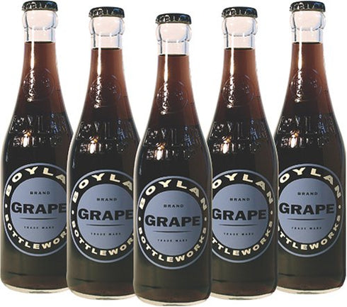Boylan Bottleworks Grape Soda, 12 Oz (12 Glass Bottles)