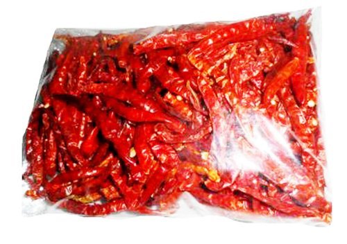 Thai Whole Dried Chile Peppers, Very Hot, 50g