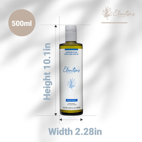 ELENITSA'S GOURMET Elenitsa's Special Select Greek Gourmet Extra Virgin Olive Oil - Perfect for Sauteing, Grilling