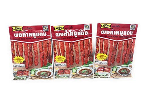 Lobo Vantexi Roast Red Pork Seasoning Mix 3.52 oz (100g) 3 Pack