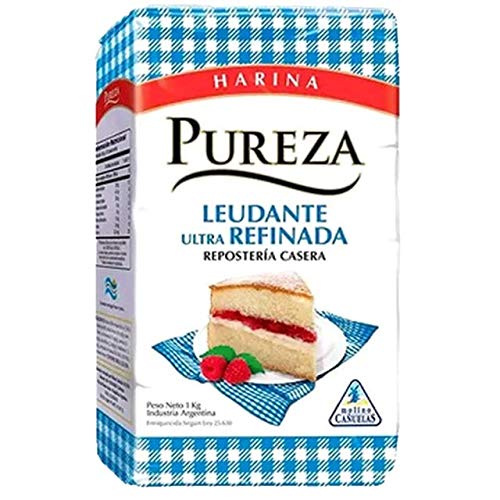Pureza Harina Leudante Ultra Refinada Self-Rising Leavening Wheat Flour Excellent for Homemade Pastry,