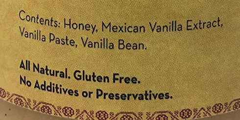 9 Blue Cattle Trucking Co. Gourmet Mexican Vanilla Bean Honey, Ounce