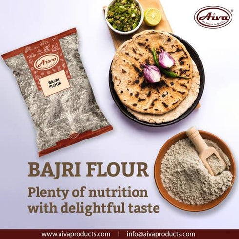 2 AIVA Pearl Millet Flour | Bajri Flour Pound Bajra Atta, Bajri ka Atta, Bajri Flour