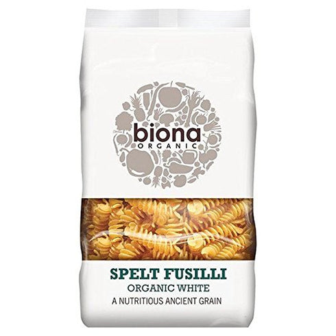 Biona Organic Spelt Fusilli White - 500g (1.1lbs)