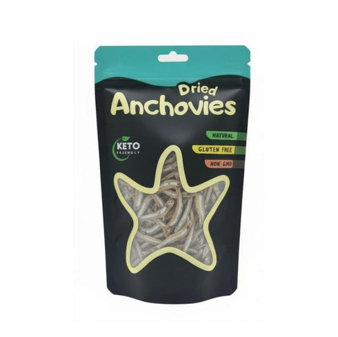 Generic Premium Extra Salty Dried Anchovies Savory Asian Seafood Snack, High Protein, Rich