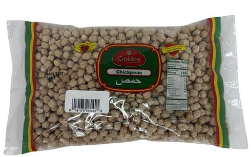 Golden Chickpeas 2 lbs (32 oz) | Premium Dry Kabuli Chana |