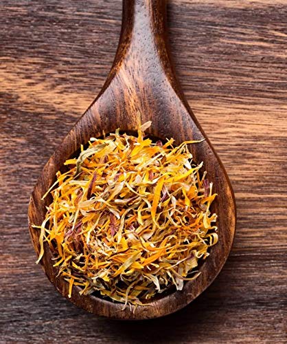 Calendula Petals – Pure Dried Marigold Flower Petals – Vegan, Gluten Free, Non-GMO, No Sugar Added - 0.35oz / 10g