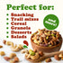 1 Food to Live Organic Dry Roasted Nut Lovers Mix, Pound Oven Toasted Pistachios, Almonds and Cashews Blend. No Salt