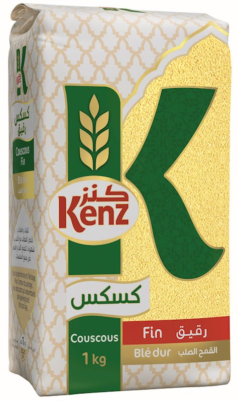 Kenz Couscous Fine - 1kg, Premium Moroccan Couscous, Pantry Staple