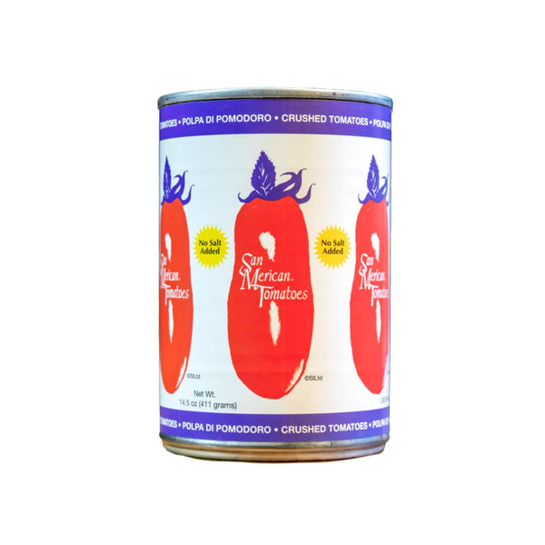 SAN MERICAN TOMATO No Salt Added Crushed Tomatoes, 14.5 OZ