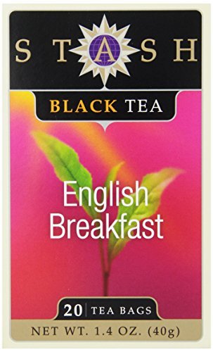 Stash Tea English Breakfast Black Tea, 20 Count Tea Bags in Foil (Pack